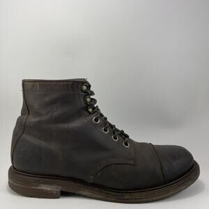 Chippewa Boot Company Lace Up Mens Size 10.5 M Brown Leather Cap Toe